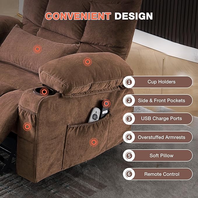 MAHOMICO Power Lift Recliner Chair