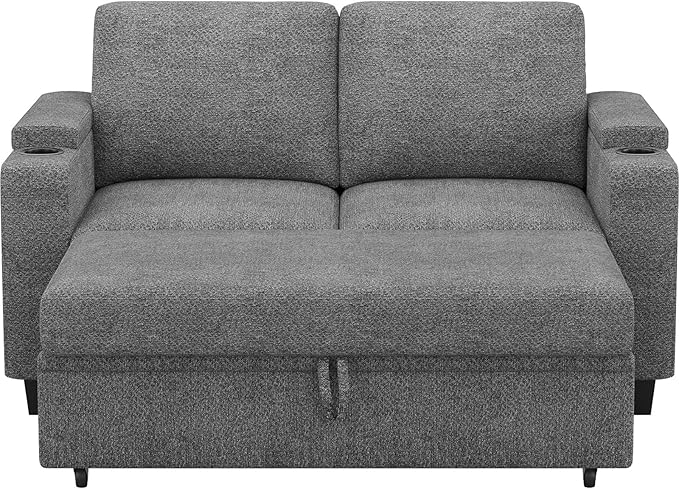 Belffin Chenille Sectional Sleeper Sofa
