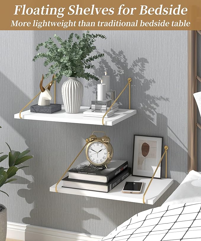Afuly 12 Inch Deep Floating Shelves