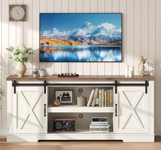 AMERLIFE 66" Farmhouse TV Stand