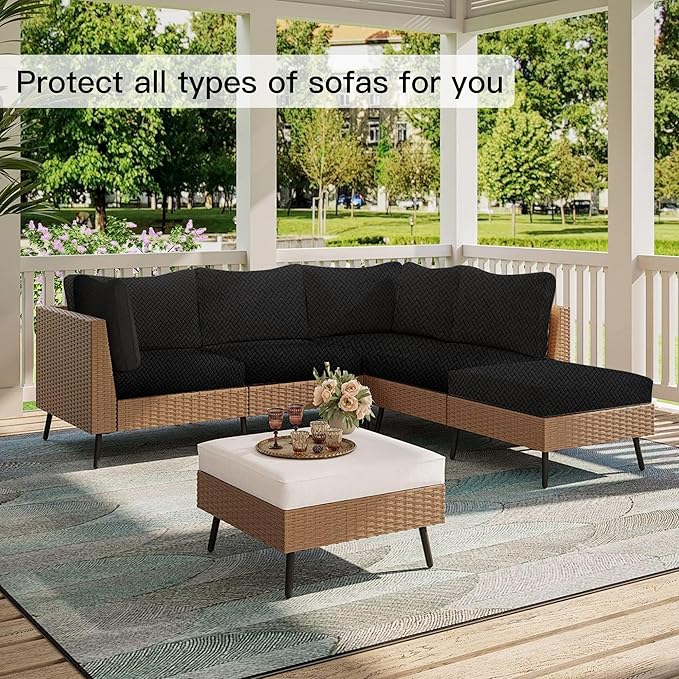 Outdoor Cushion Covers Set, Replacement