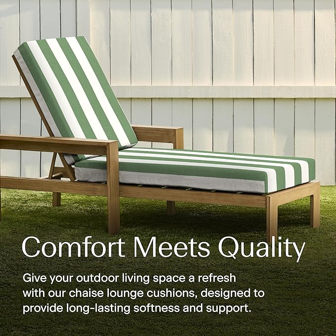 Honeycomb Outdoor Chaise Lounge Cushion