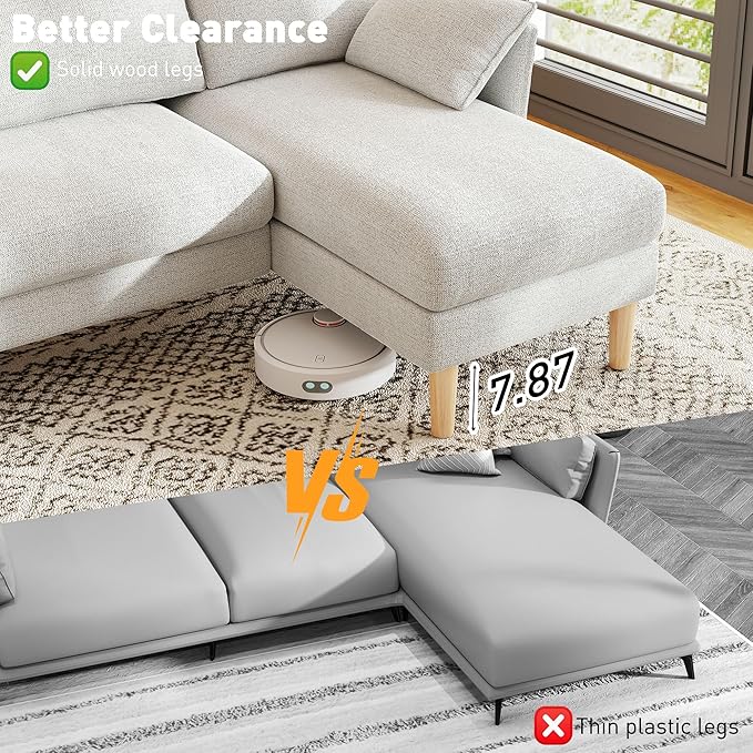 WorthFurni U Shaped Sectional Couches