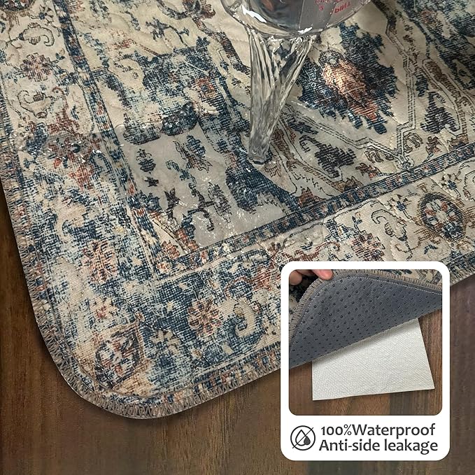 Washable Pee Pads for Dogs, Reusable Puppy Potty Training Pads, Ultra-Absorbent Thick Waterproof Leak-Proof Non-Slip Pads & Mat for Crate, Playpen, Floor, Whelping & Housebreaking , 2 Pack 18"x24"