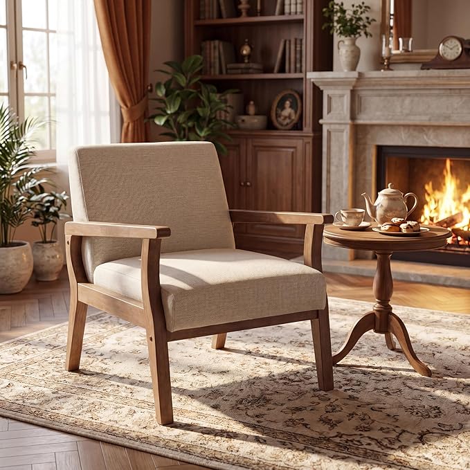 Accent Chair Mid Century Modern Armchair