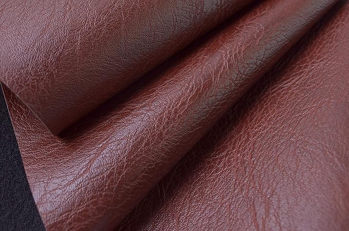 Wento Thick 2 Yard Faux Leather Fabric Soft Skin Grain PU Leather