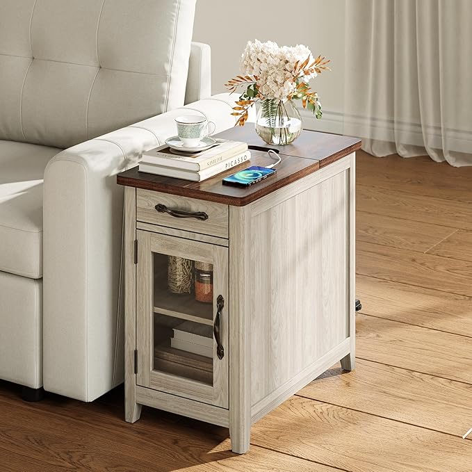 LINSY HOME End Table Set of 2