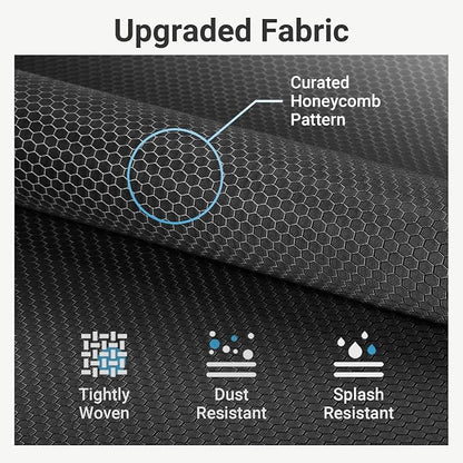 VIPEK V5C Bedroom Armoires Portable Closet Clothing Rack, White Metal with Black Cover, Adjustable Custom Freestanding Wardrobe Heavy Duty Covered, Max Load 890LBS