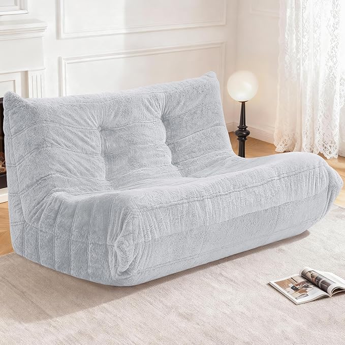 Bean Bag Loveseat Chair Big Sofa Beanbag Chair