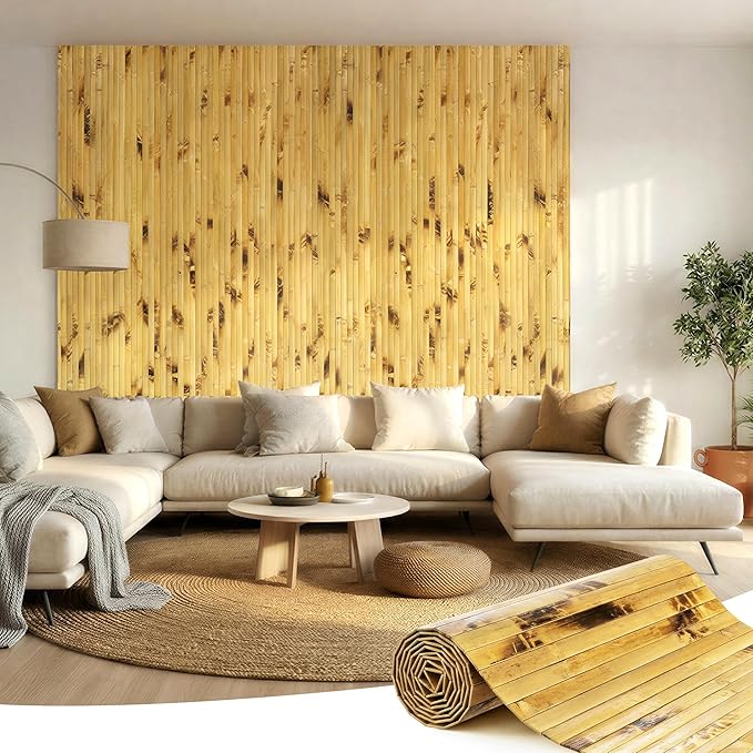 Bamboo Wall Panel, Peel and Stick wall Panels, paneles decorativos para pared