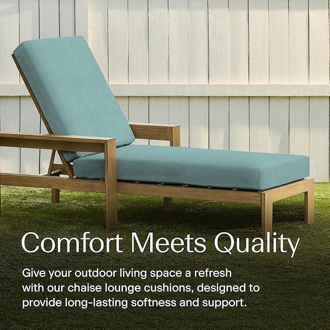 Honeycomb Outdoor Chaise Lounge Cushion