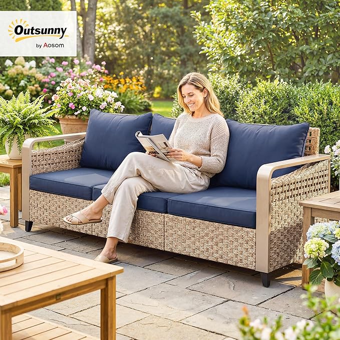 Outsunny Outdoor Patio Couch