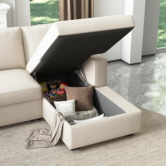 HONBAY Sectional Sleeper Sofa