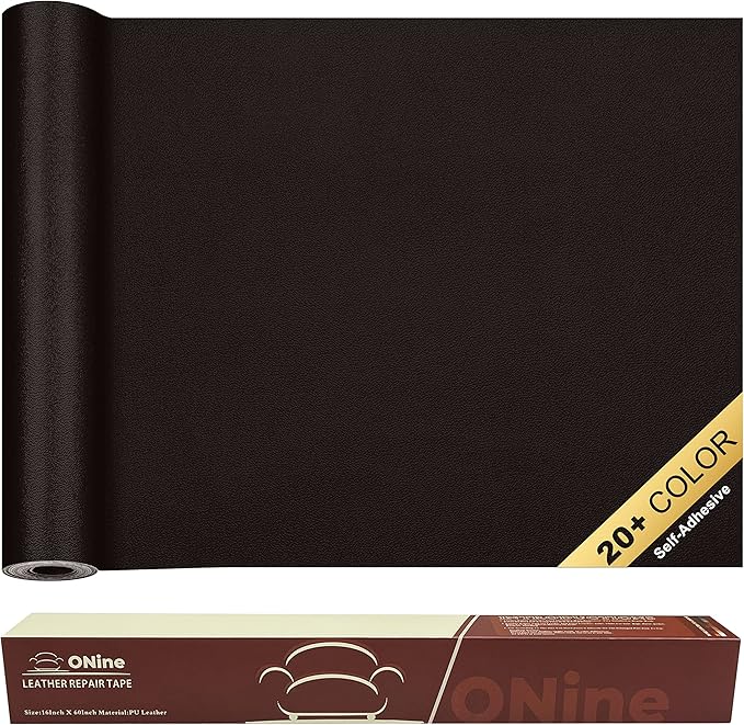 ONine Leather Repair Patch, Self-Adhesive Couch Patch