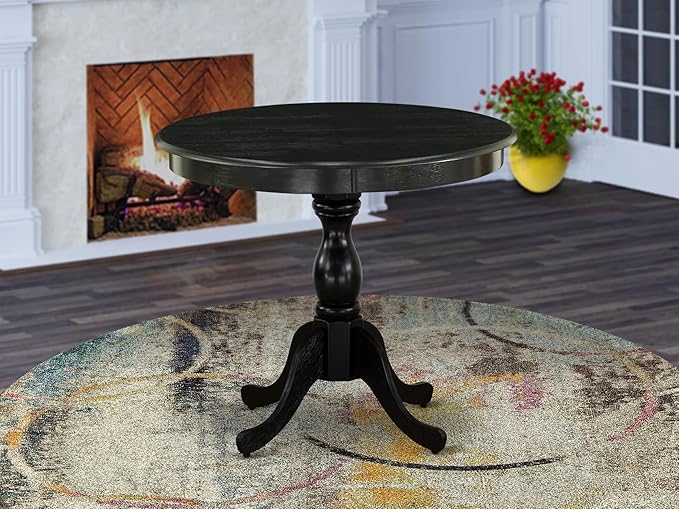 East West Furniture AMT-ABK-TP Antique Dining Table