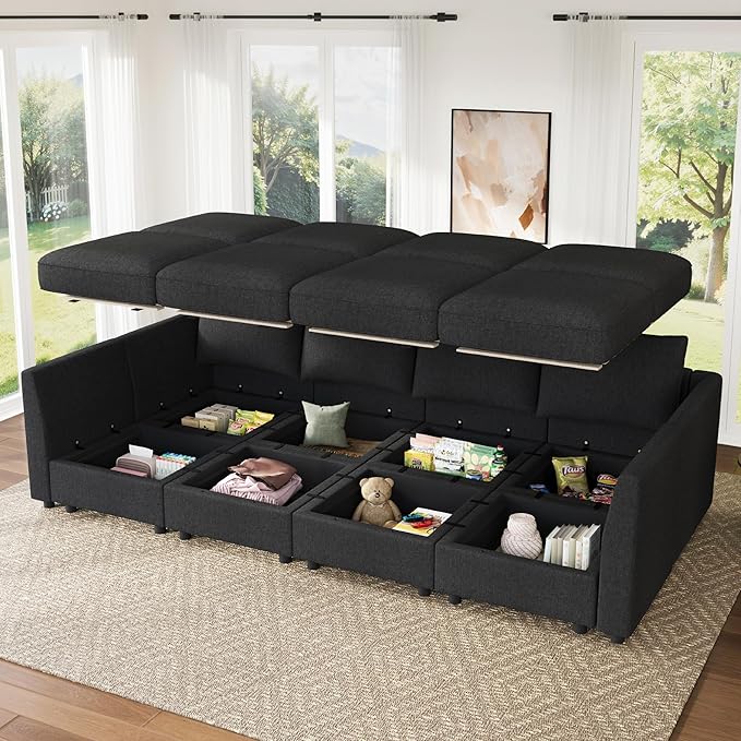 HONBAY Modular Sofa Sectional Sleeper Couch