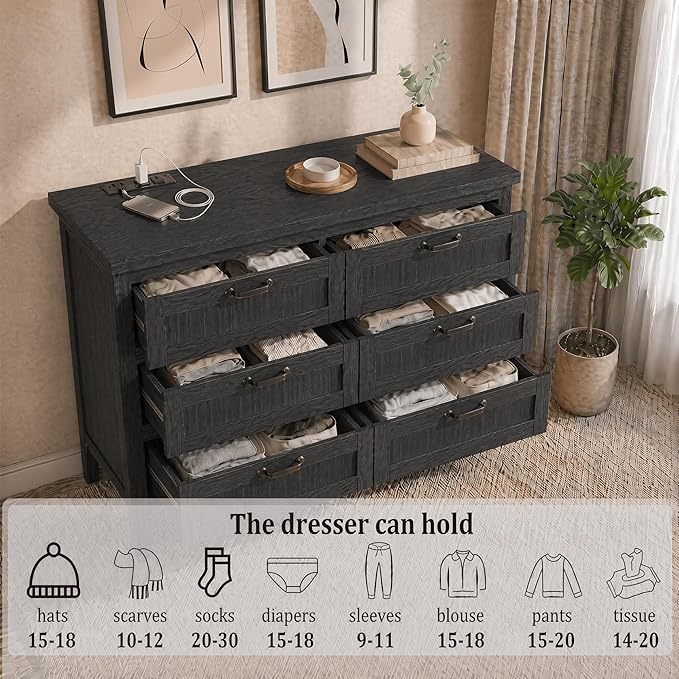 GarveeLife 6 Drawer Dresser