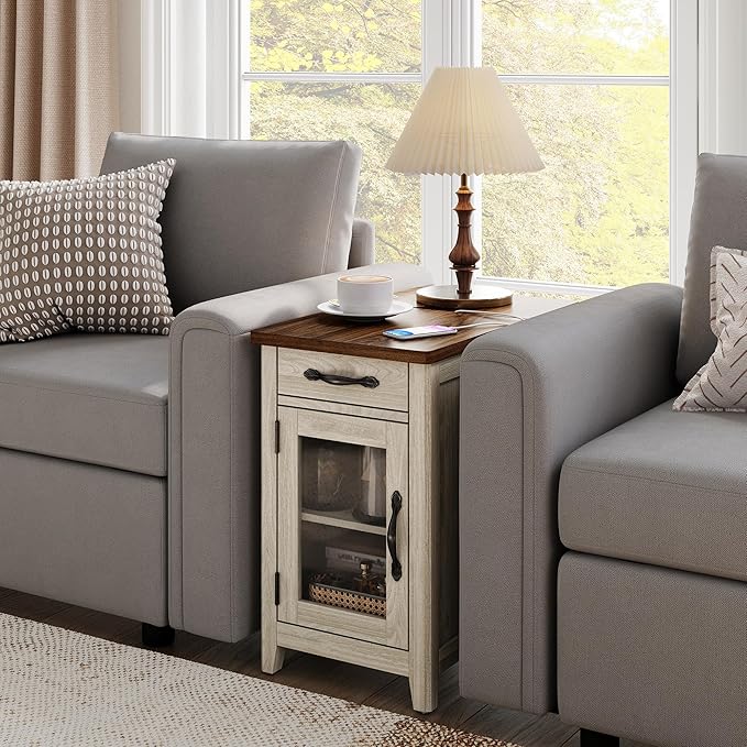 LINSY HOME End Table Set of 2