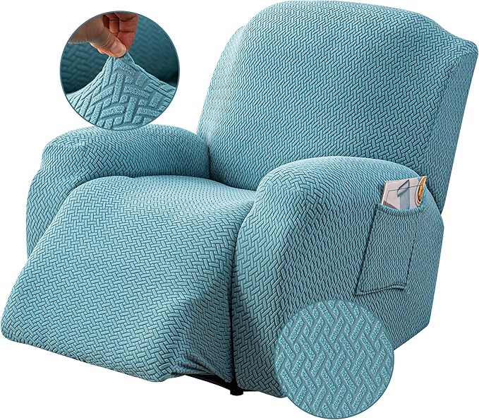 Genina Recliner Chair Cover, Stretch Reclining Chair Covers, Recliner Sofa