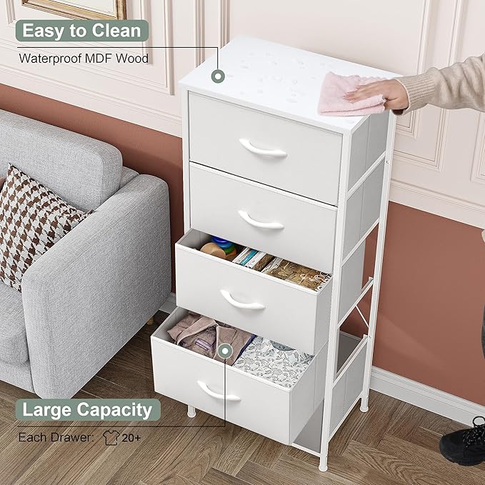 Crestlive Products Tall Dresser Vertical Storage Tower