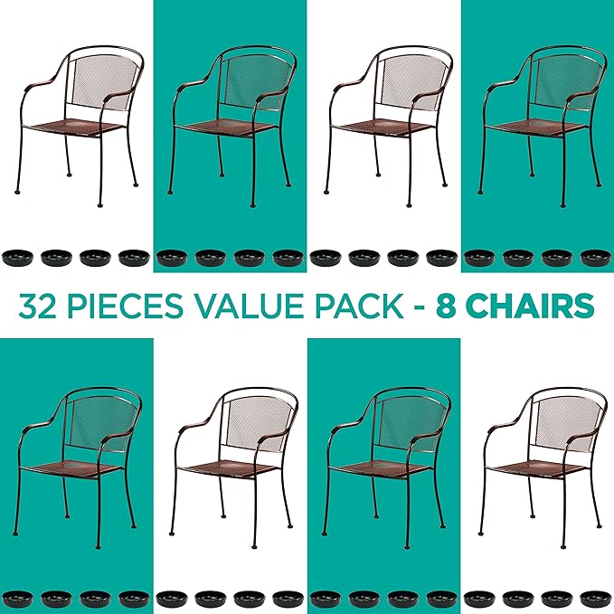 Wrought Iron Patio Furniture Feet Caps
