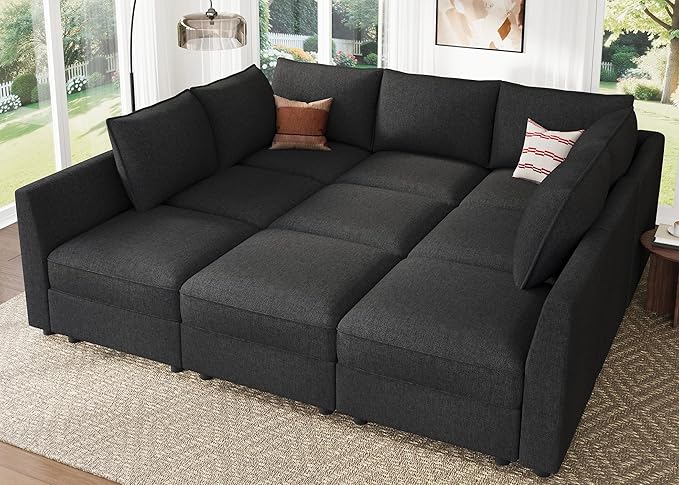 HONBAY Modular Sectional Sleeper Sofa