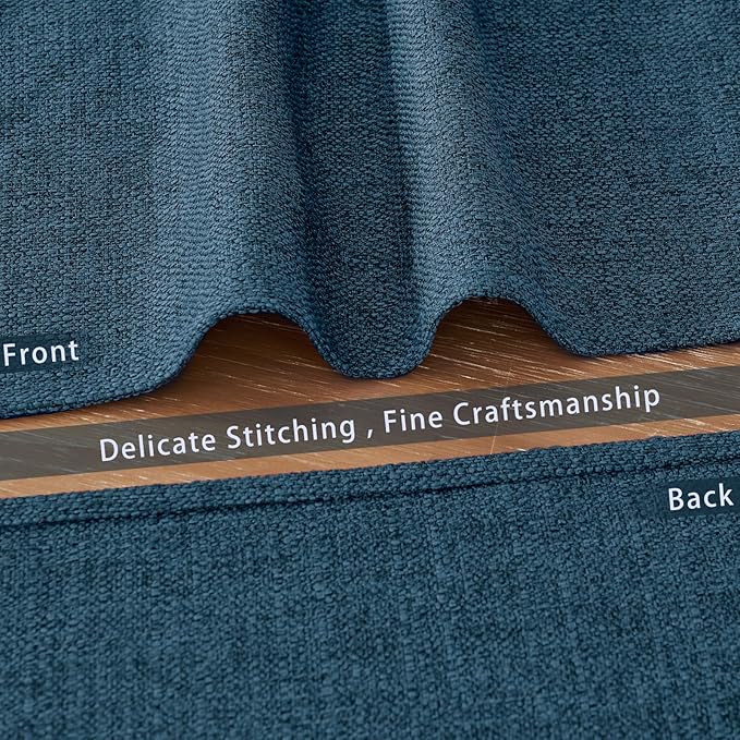 BALCONY & FALCON Placemats Set of 4 Faux Linen Cloth Place Mats Washable
