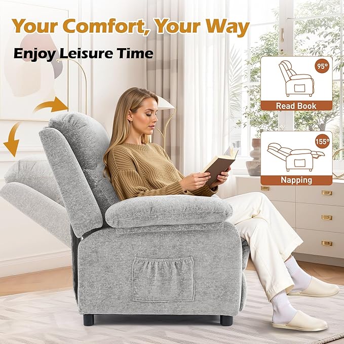 Korser Recliner Chair, Living Room Chairs
