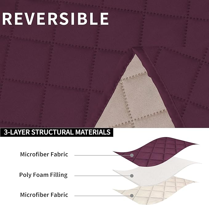 Easy-Going Recliner Sofa Cover, Reversible Couch Cover
