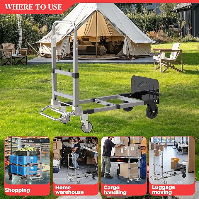 Suzhi Convertible Hand Truck Dolly Cart