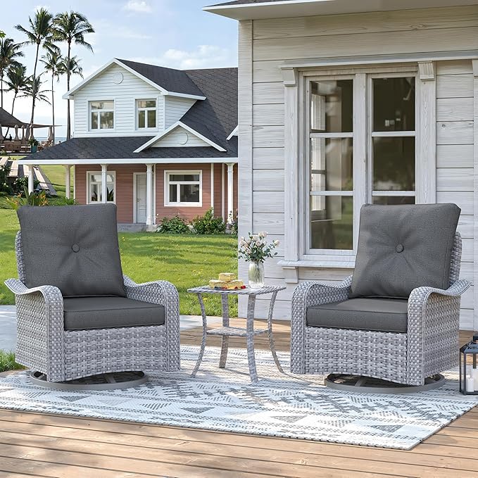 2-Seat Modern Patio Furniture Set