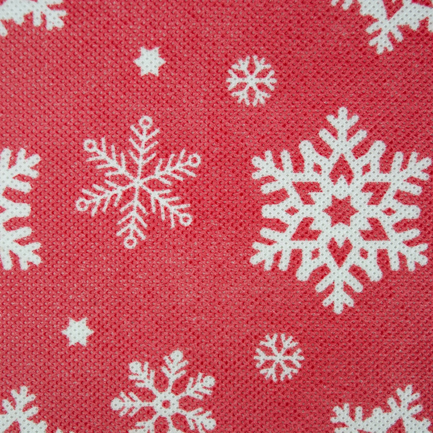DII Christmas Storage Containers Collection Zippered with Dividers, Ornament; Large, 16x16x13, Snowflakes