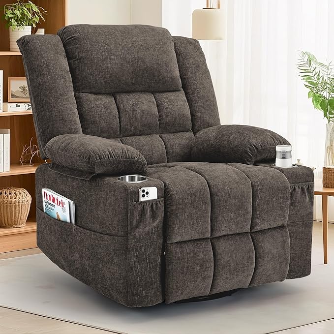 Korser 360° Swivel Rocker Recliner