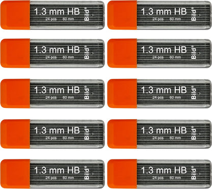 Bild Premium 1.3 mm Mechanical Pencil Lead Refills HB #2 (HB Mega, 1.3 mm)