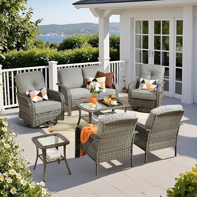 Weaxty 7 Pieces Patio Furniture Set