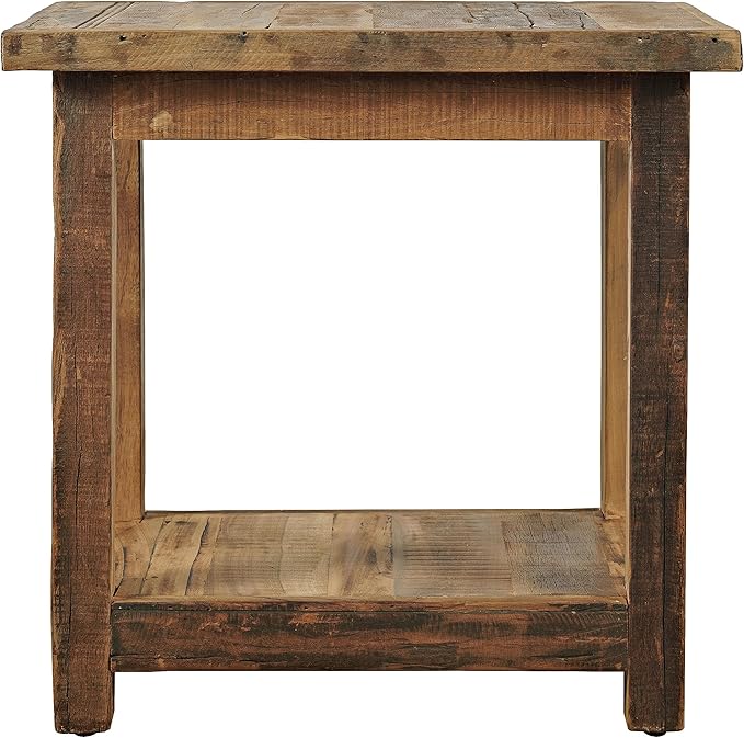 Jofran Reclaimed Acacia Wood Chairside End Table