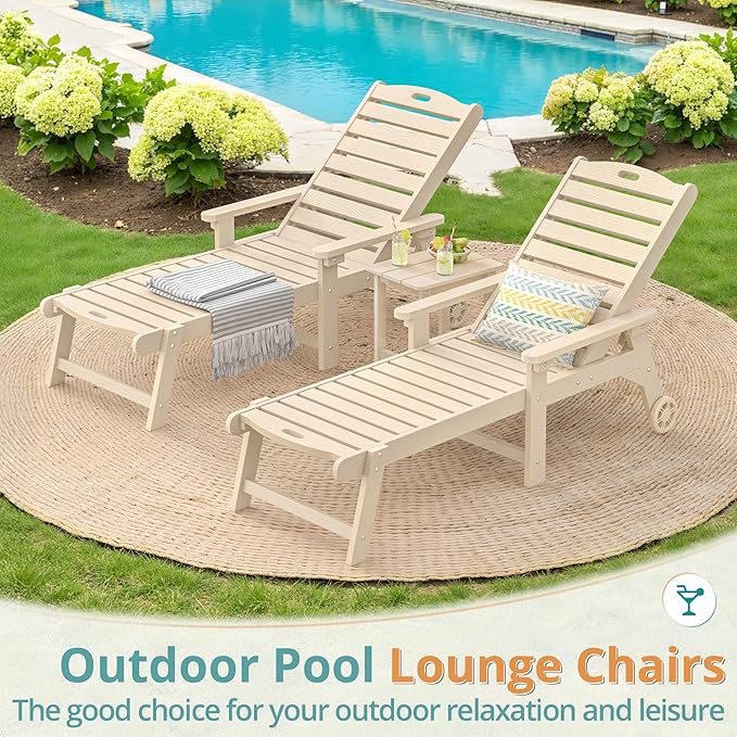 LUE BONA Outdoor Lounge Chair Set