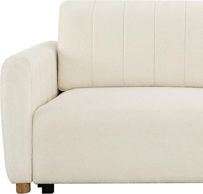 Serta Galway 91.7" Convertible Sleeper Sofa, Queen Size, Wall-Hugging