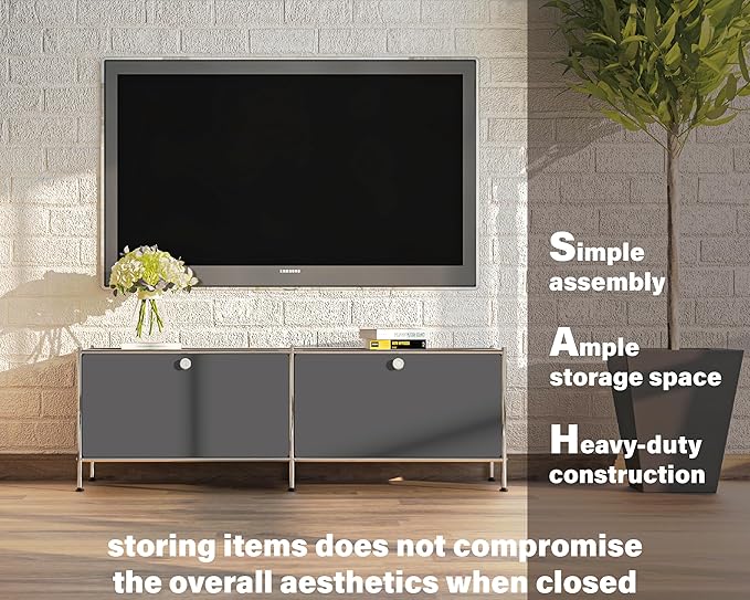 Metal Low Board Storage Cabinet