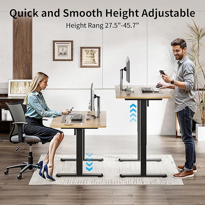 BIZUM 40x24 Inch Electric Standing Desk