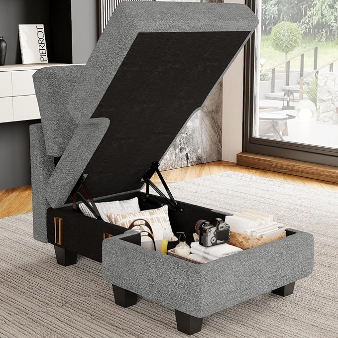 Belffin Sectional Storage Chaise Module