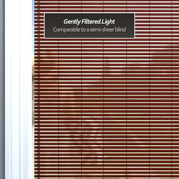 Red Lantern Bamboo Cordless Window Shade