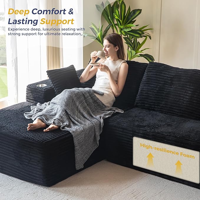 MAXYOYO 104" Modular Sectional Couch