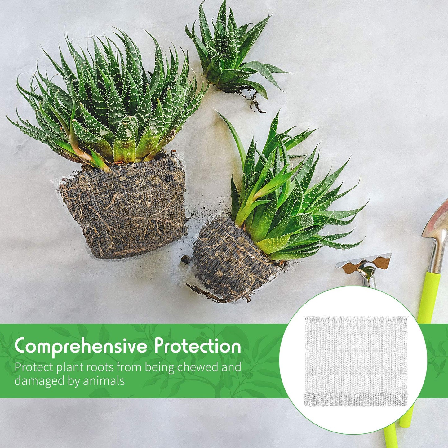 Shappy 10 Pieces Root Guard Gopher Baskets 1 Gallon Stainless Steel Plant Wire Mesh Gopher Cages Anti Vole Animal Plant Baskets