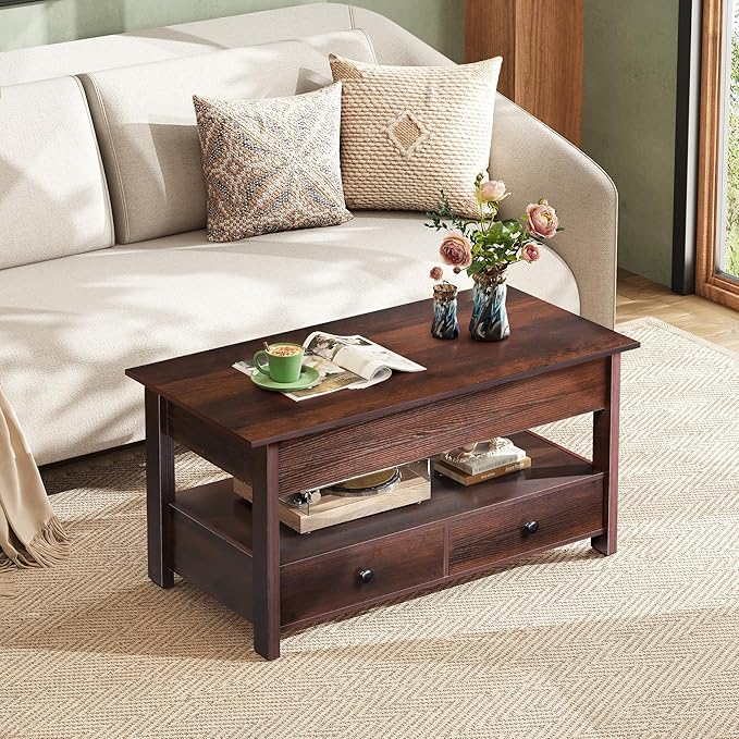 WLIVE Coffee Table, Lift Top Coffee Table