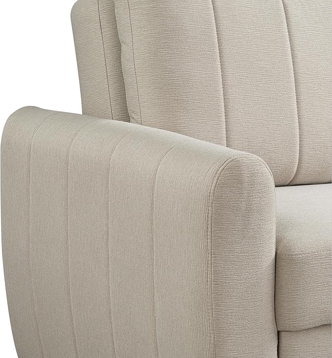 Serta Galway 66.5" Convertible Sleeper Loveseat, Full Size, Dreamcoil Comfort
