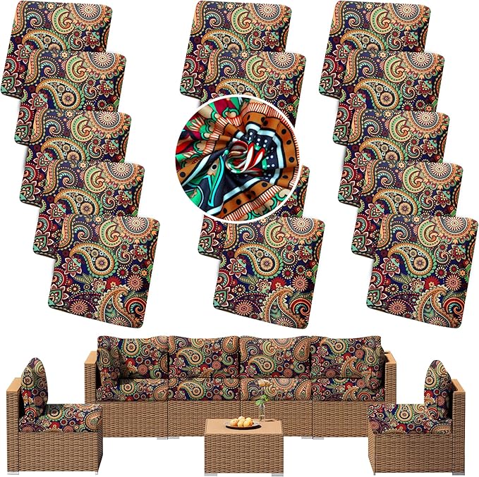 Outdoor Cushion Covers Set, Replacement