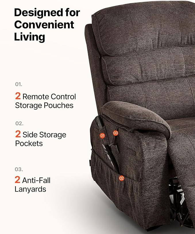 VEVOR Power Lift Recliner Chair, Dual Motor Lift Chair