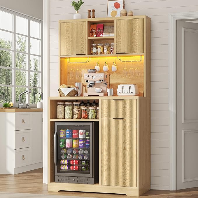 kepptory 72" Mini Fridge Cabinet