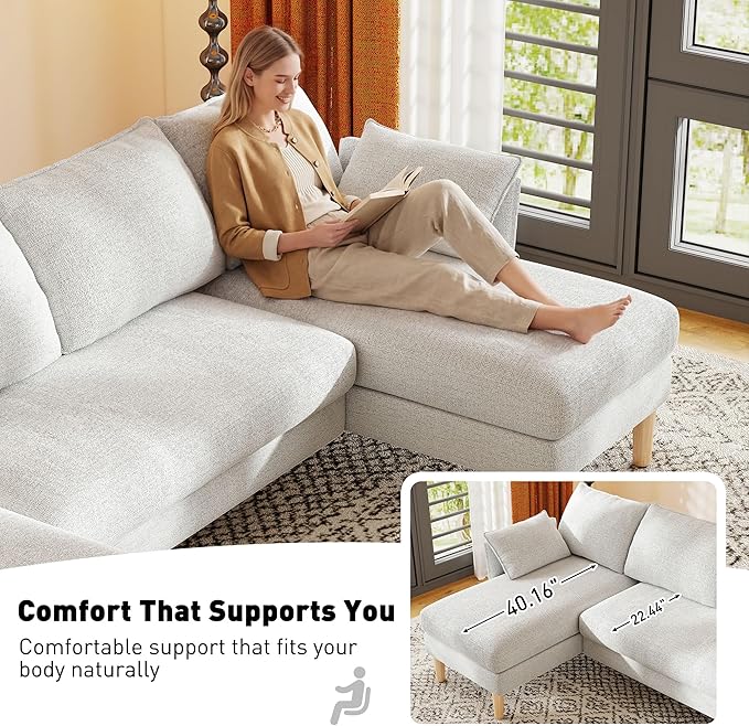 WorthFurni U Shaped Sectional Couches